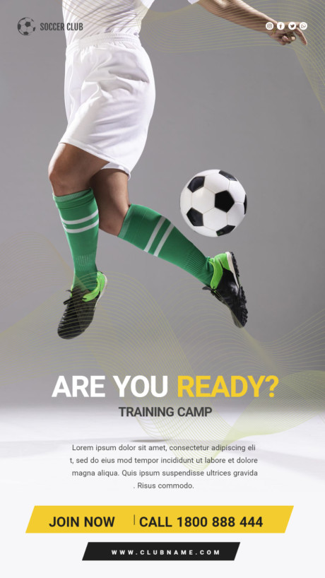 开始画-欧洲杯足球体育运动人物宣传海报